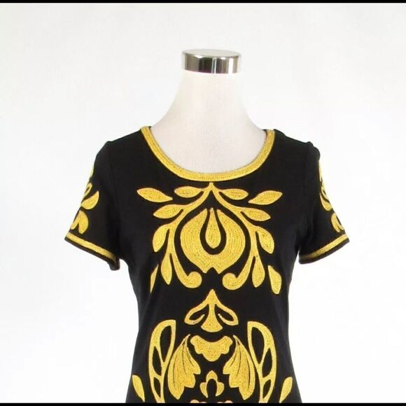 INC international Concepts Black&Gold embroidered - Picture 2 of 11